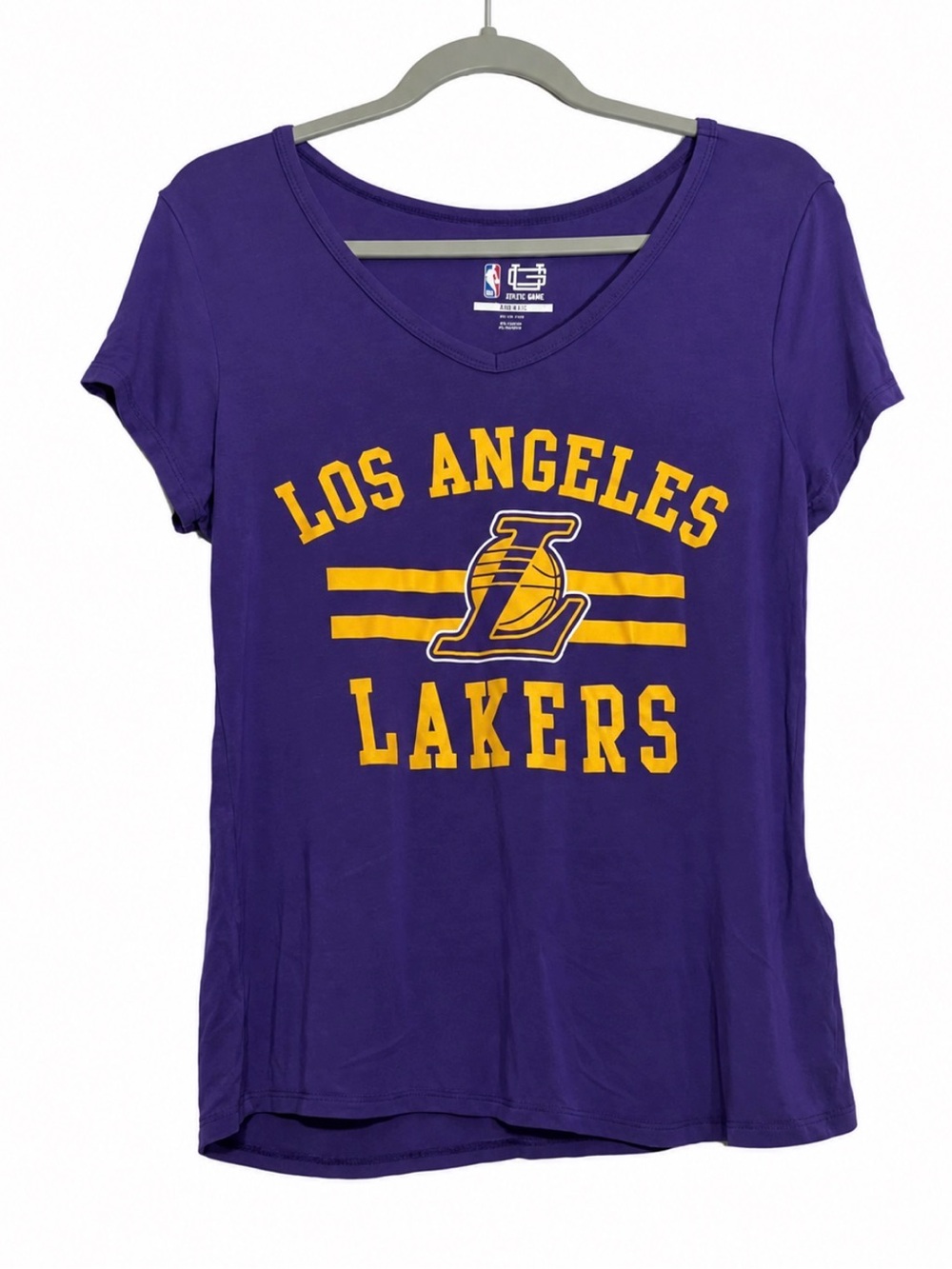 Los Angeles Lakers Purple V-Neck Women's Tee